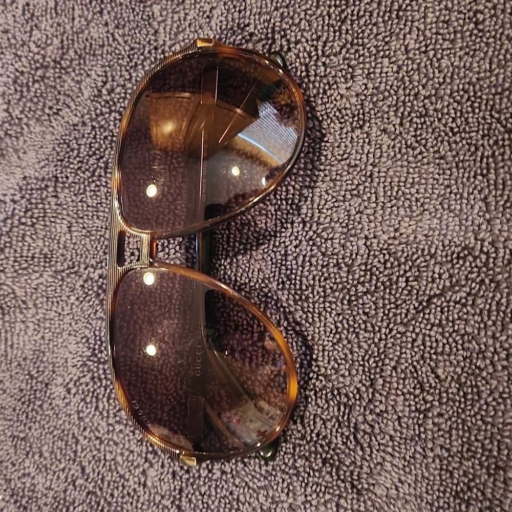 Vintage Gucci aviator sunglasses